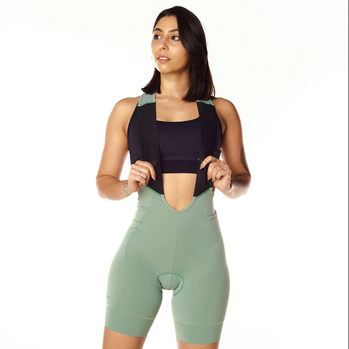 PRÉ-VENDA - Bretelle Cycletech Clássico Feminino Salvia - ENVIO EM ATÉ 10 DIAS FLETS 