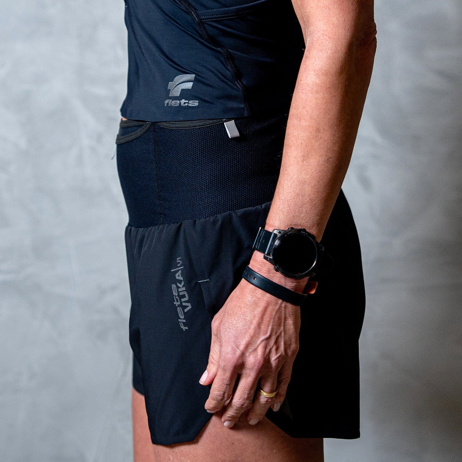 Shorts Feminino VUKA Run Shorts Corrida Feminino FLETS 