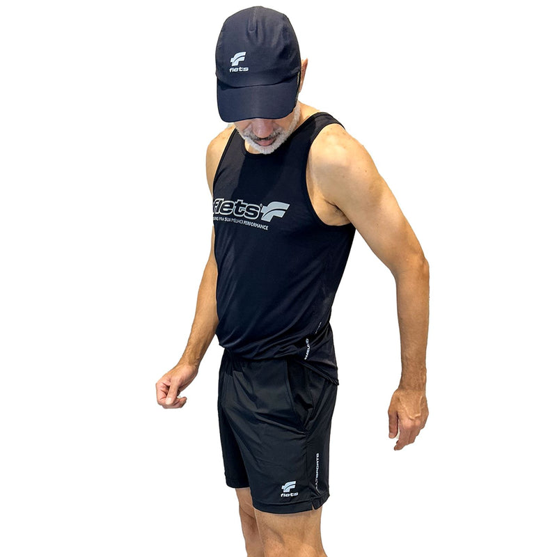 Shorts Flow c/ Sunga Interna l Preto Shorts Masculino FLETS 