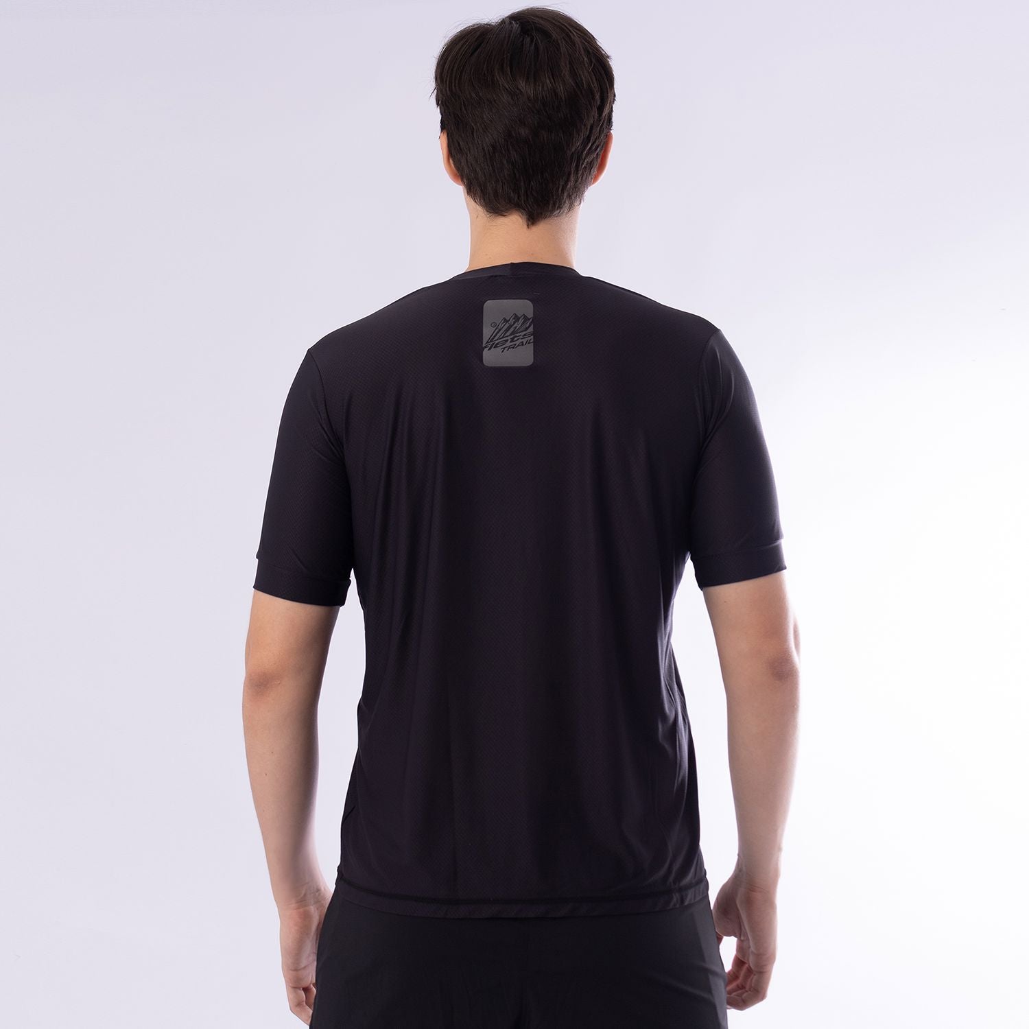 T-shirt Preta Estampa ALTIMETRIA Camisa Masculina FLETS 