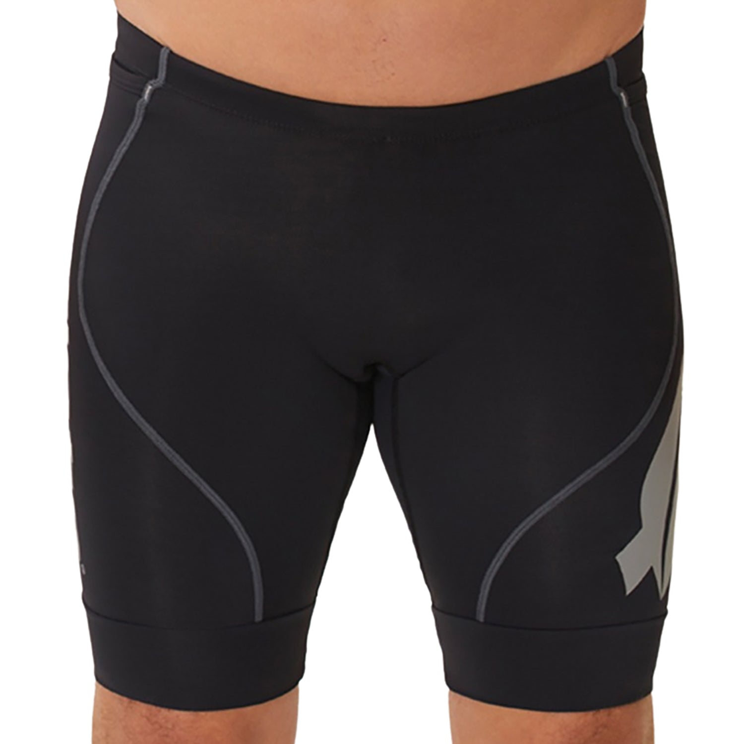 Bermuda Multisport Running - Preta l logo F ESTANHO l Masc Bermuda Corrida Masculina Compressão Parte de Baixo Flets 