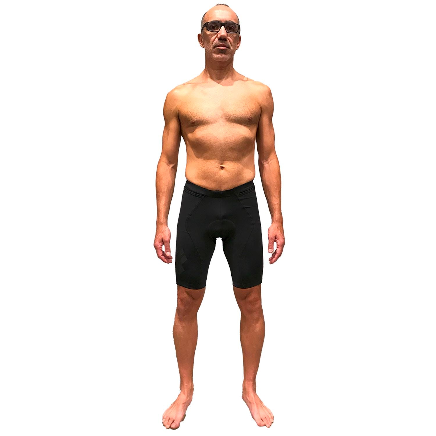 Bermuda NOVA CYCLETECH - ALLBLACK | MASC Bermuda Ciclismo Basic Compressão Masculina Parte de Baixo FLETS 