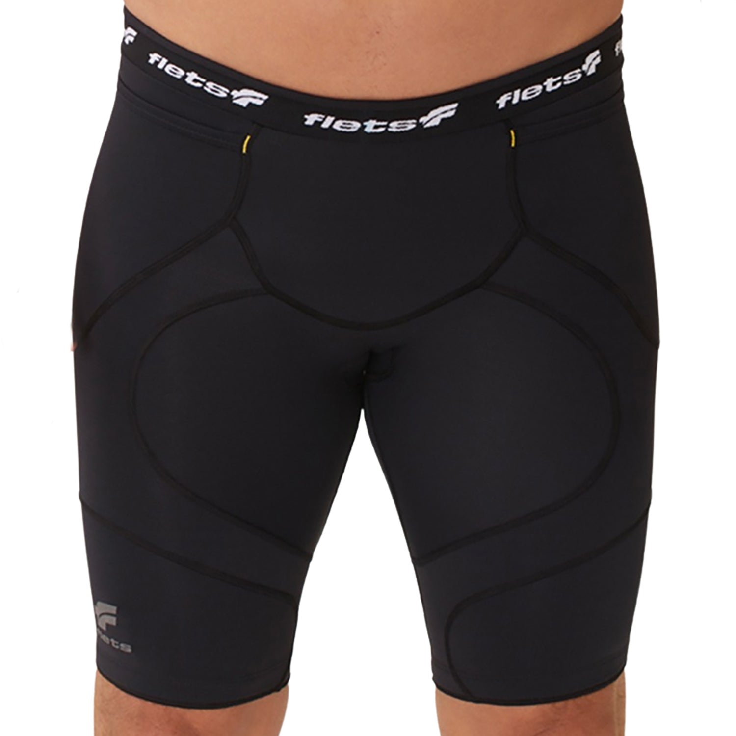 Bermuda TRIATHLON X3X COMPRESSION ULTRA - Preta l Masc Bermuda Triathlon Masculina Compressão Parte de Baixo FLETS 