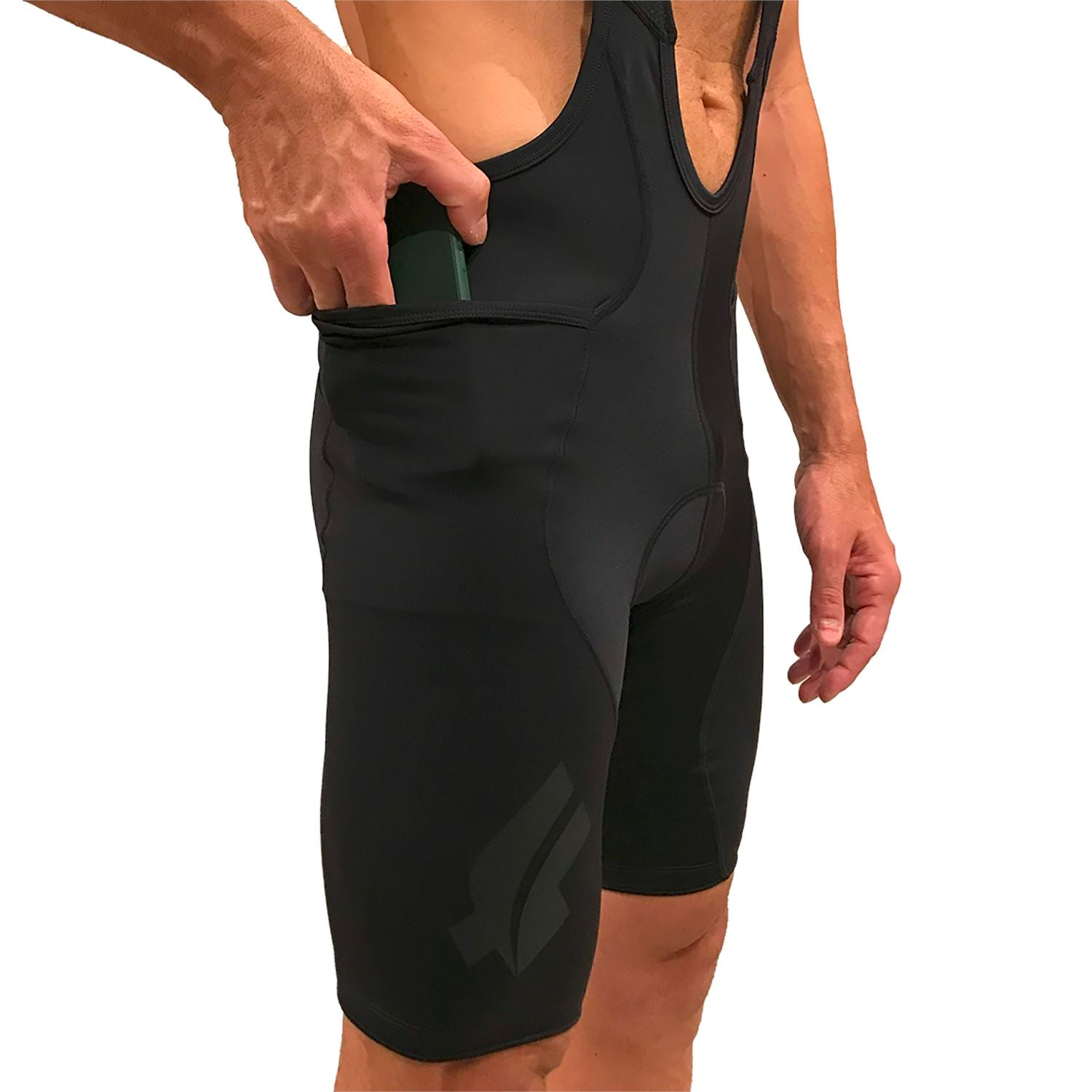 Bretelle NOVA CYCLETECH - ALLBLACK l Masc Bretelle Ciclismo Masculino Compressão Corpo Inteiro FLETS 