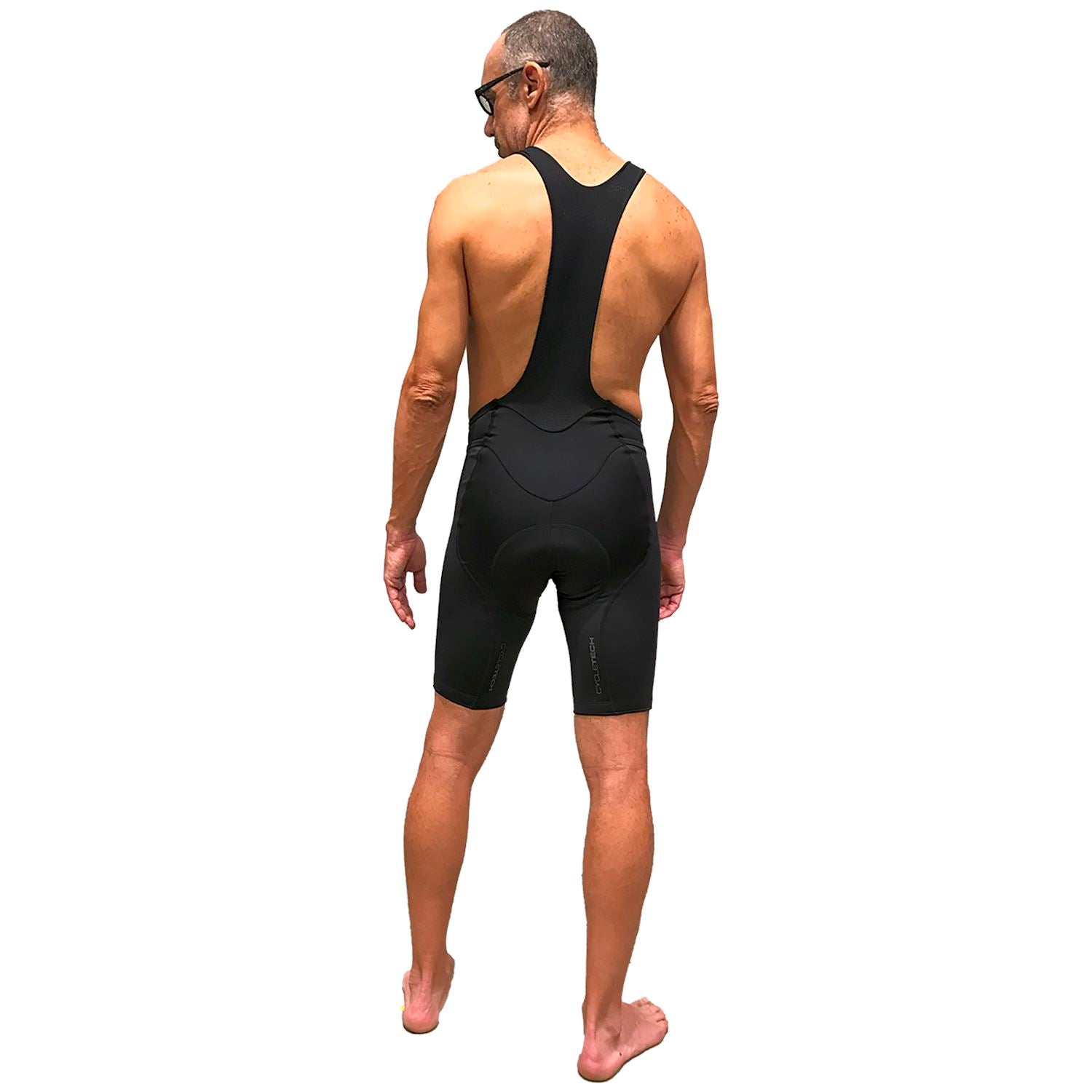Bretelle NOVA CYCLETECH - ALLBLACK l Masc Bretelle Ciclismo Masculino Compressão Corpo Inteiro FLETS 