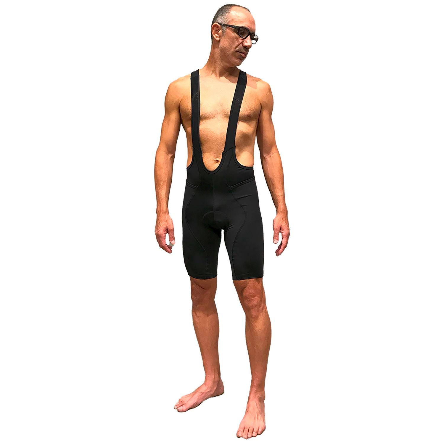 Bretelle NOVA CYCLETECH - ALLBLACK l Masc Bretelle Ciclismo Masculino Compressão Corpo Inteiro FLETS 