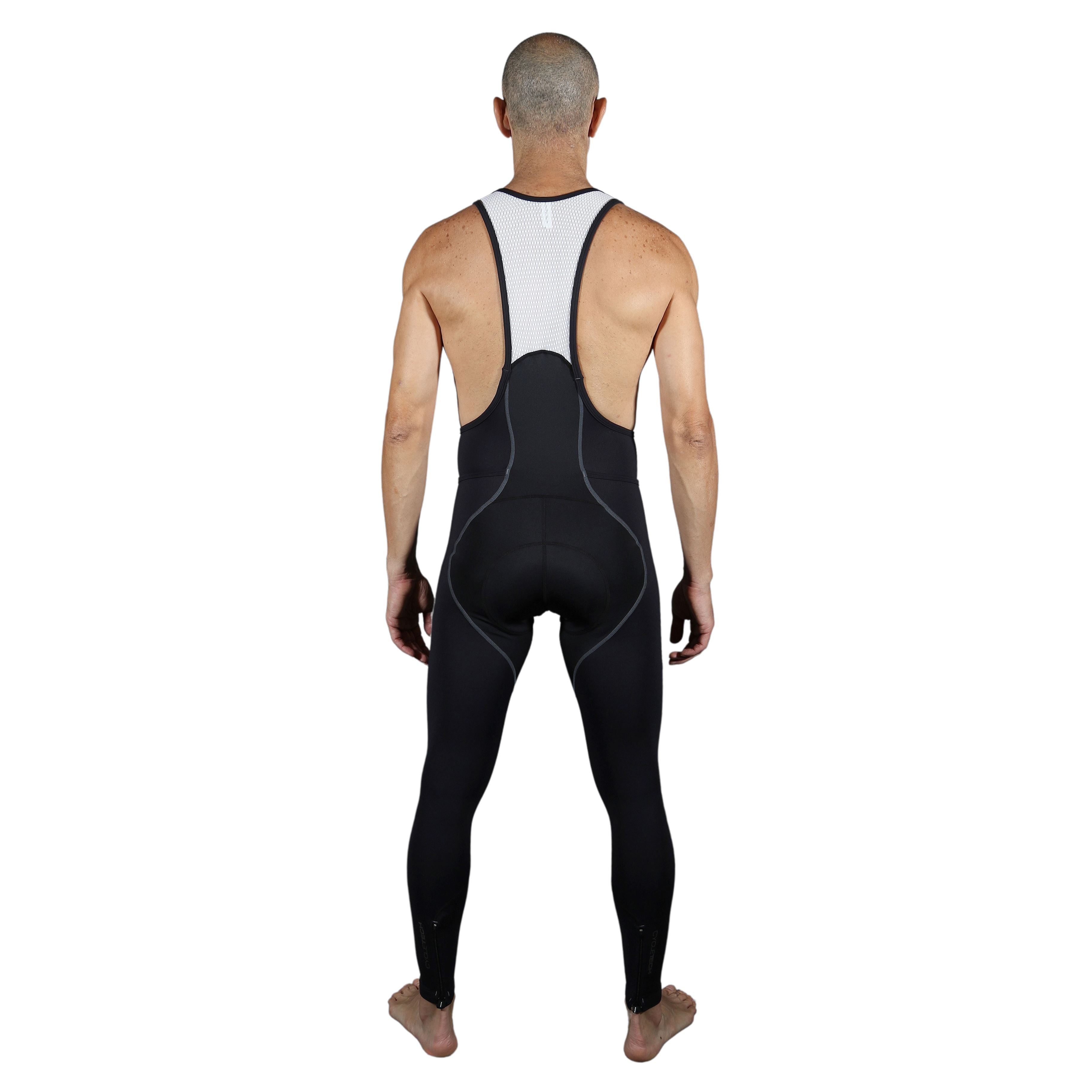 Calça Bretelle Basic - Preto c/ F ESTANHO l Masc Calça Bretelle Ciclismo Masculina Compressão Corpo Inteiro Flets 