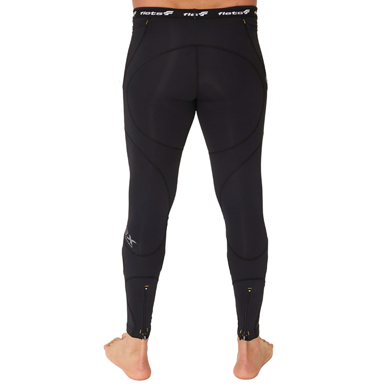 Calça RUN X3X COMPRESSION ULTRA - Preta l Masc Calça Corrida Masculina Compressão Parte de Baixo FLETS 