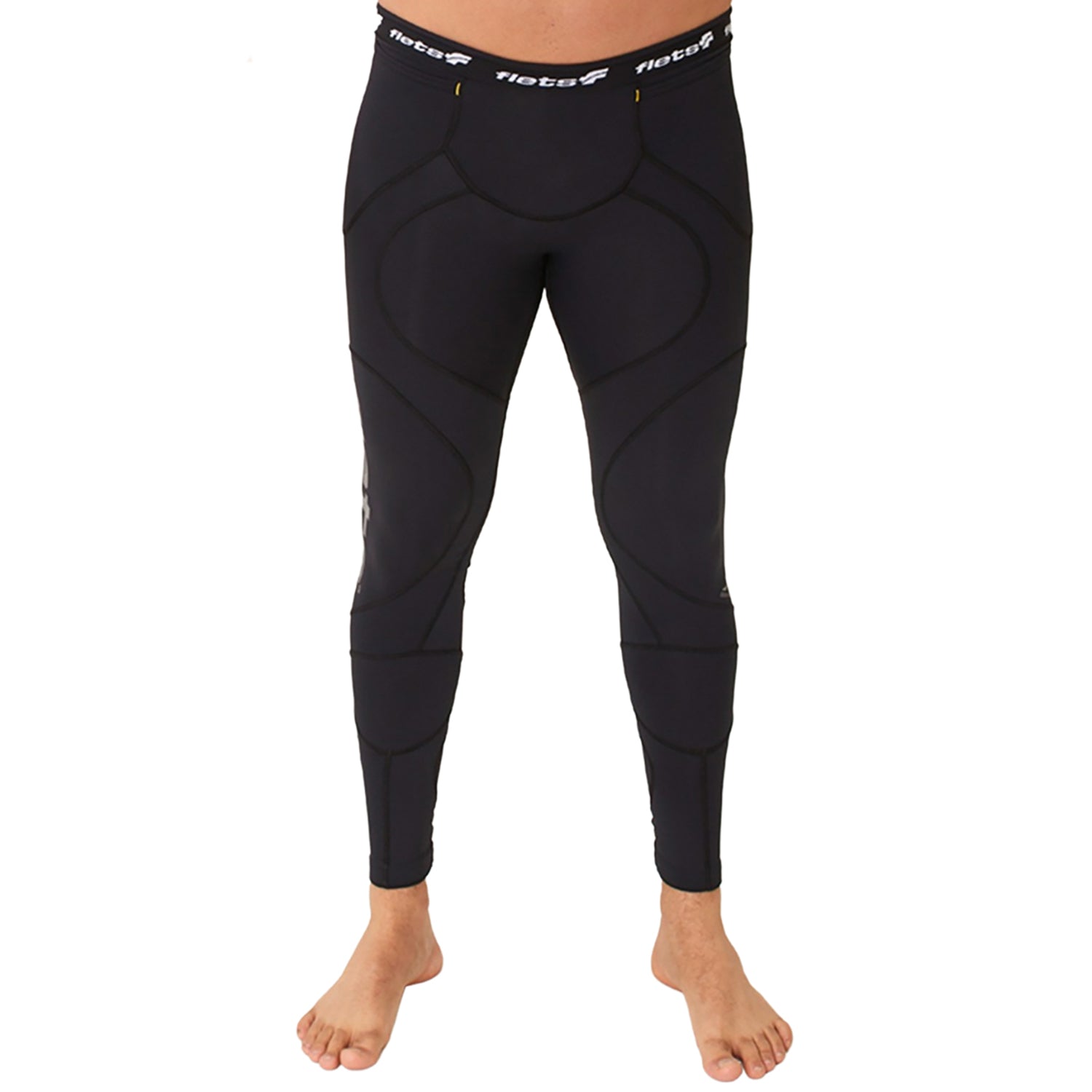 Calça RUN X3X COMPRESSION ULTRA - Preta l Masc Calça Corrida Masculina Compressão Parte de Baixo FLETS 