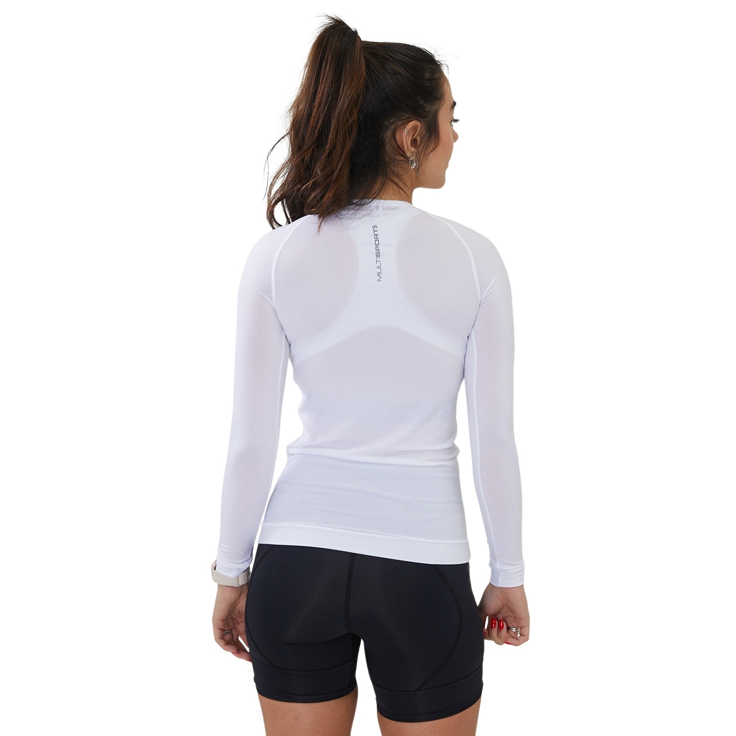 CAMISA PROLAYER MANGA LONGA BRANCA FEMININA Camisa Prolayer Feminina Parte de Cima Flets 