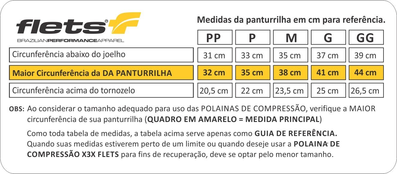 POLAINA X3X COMPRESSION ULTRA UNISSEX Polaina Compressão Unissex Parte de Baixo Acessórios Flets 