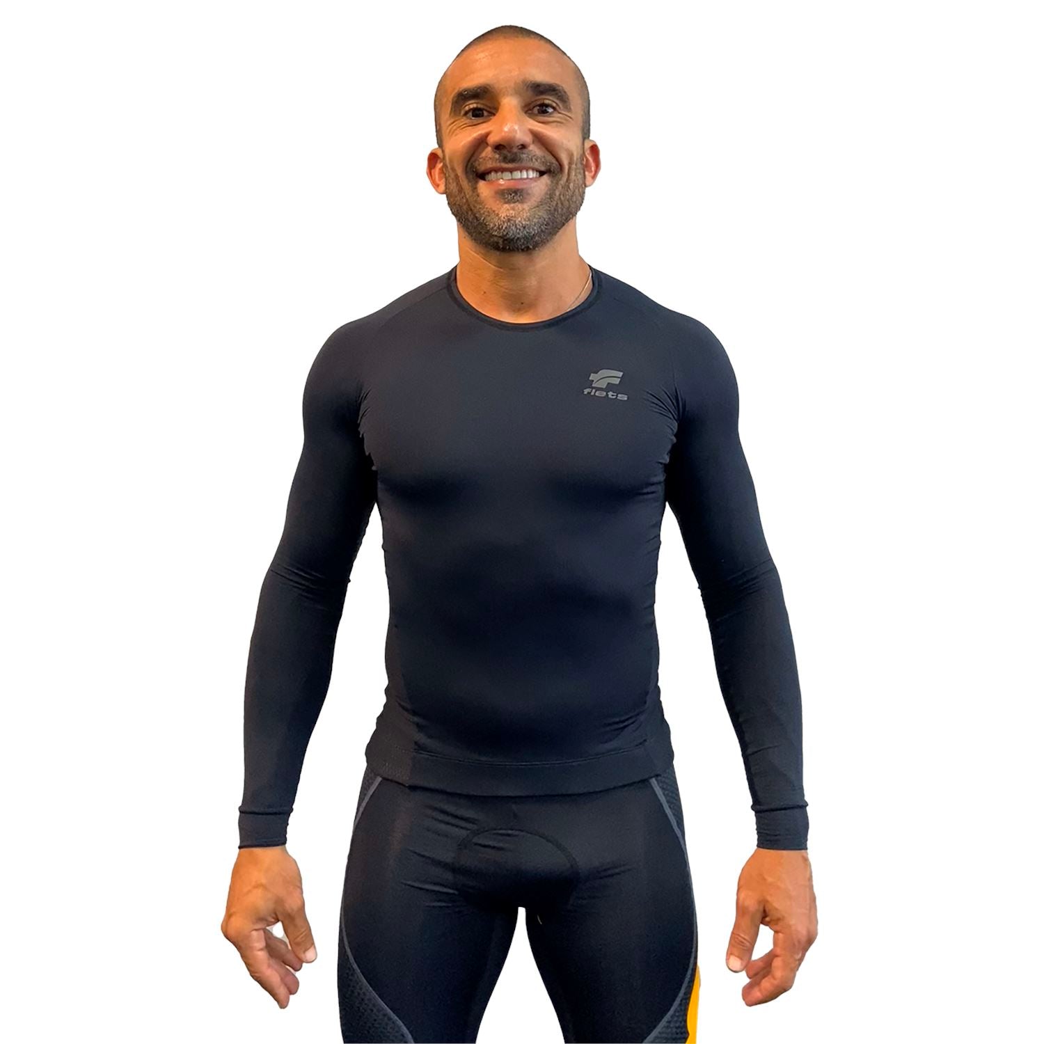 Prolayer Edição Limitada AllBlack Masculina Camisa Prolayer Masculina Parte de Cima FLETS 