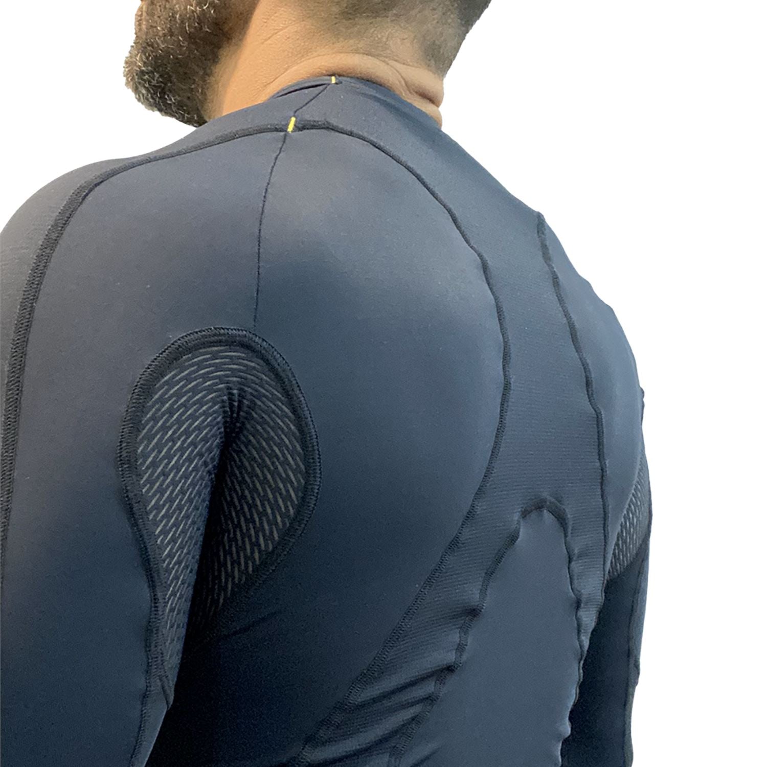 Prolayer Masc l X3X Compression Ultra AllBlack Camisa Prolayer Masculina Parte de Cima FLETS 