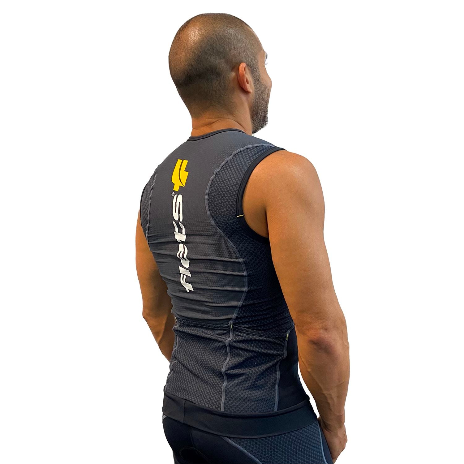 Regata Multisport Tri-Run - Preta /FFE Regata Triathlon Masculina Parte de Cima FLETS 