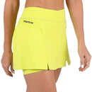 Saia Shorts l Verde Flúor Saia Shorts Feminino Fitness Parte de Baixo FLETS 