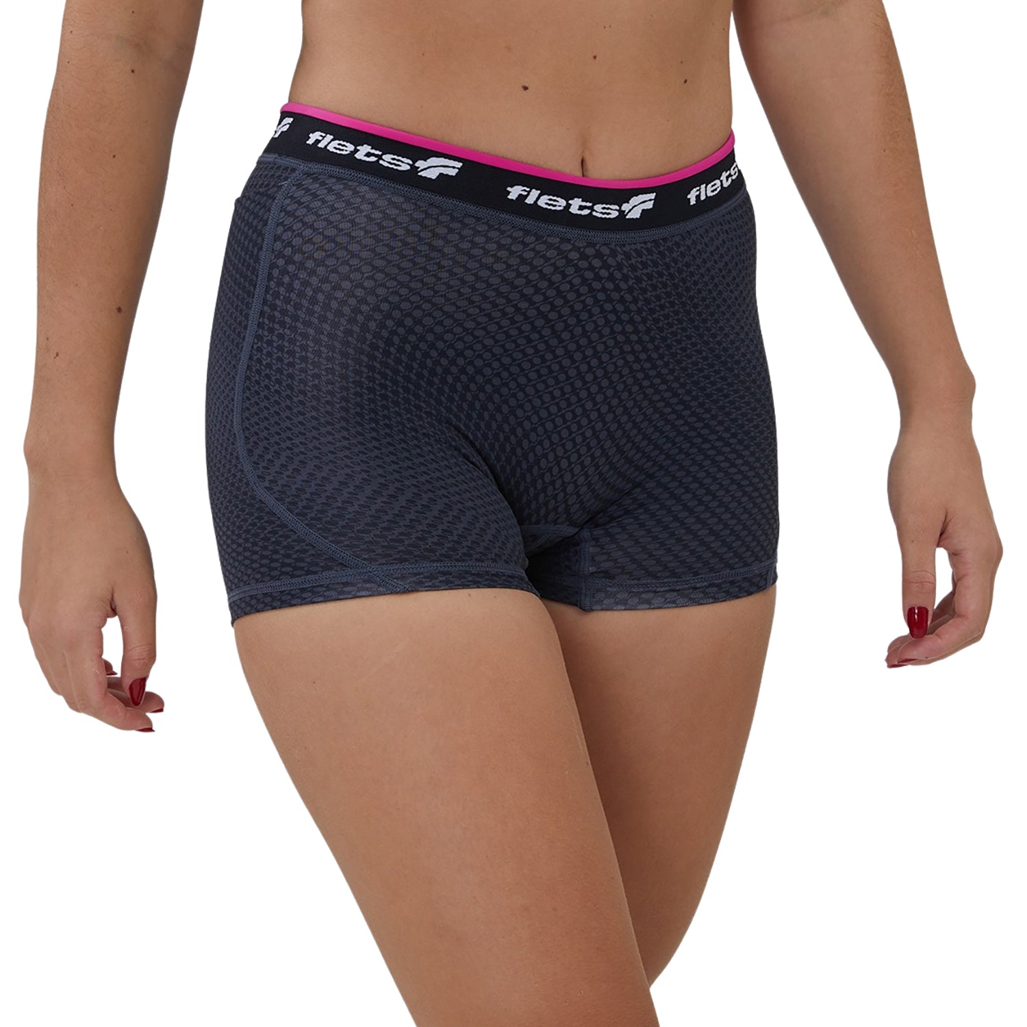 Shorts Multisport c/Bolso- FFE Detalhe ROSA l Fem Shorts Crossfit/Run Flets 