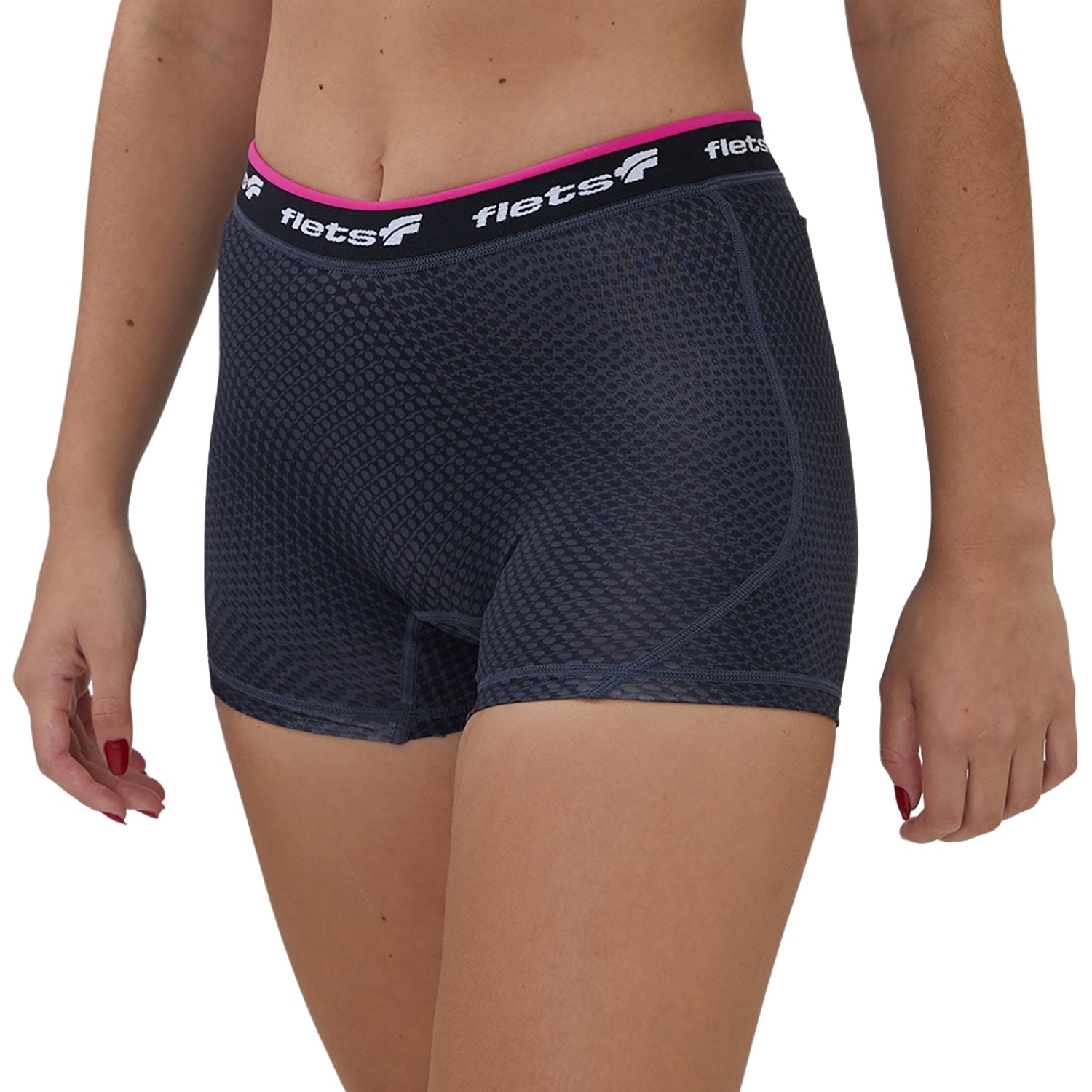 Shorts Multisport c/Bolso- FFE Detalhe ROSA l Fem Shorts Crossfit/Run Flets 