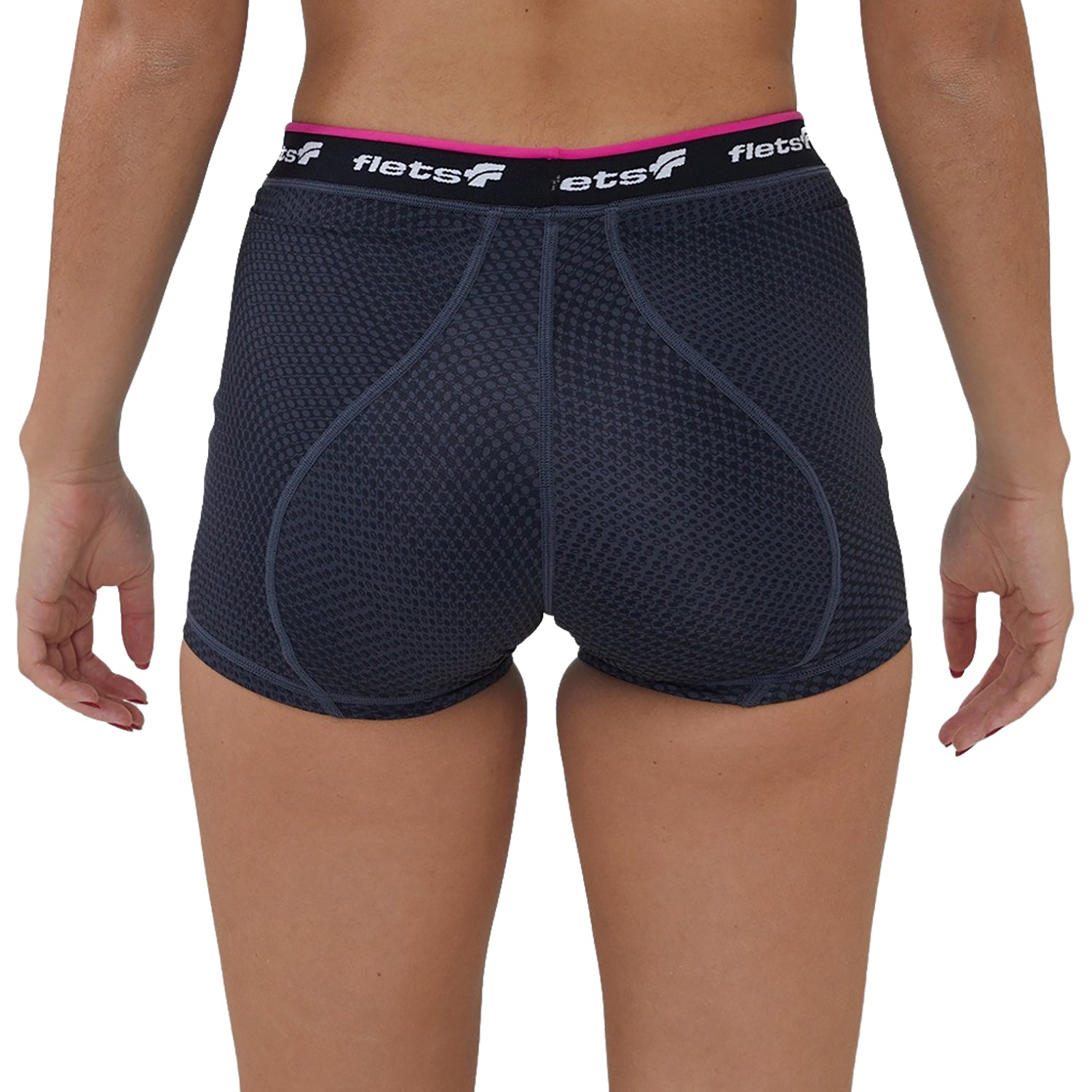 Shorts Multisport c/Bolso- FFE Detalhe ROSA l Fem Shorts Crossfit/Run Flets 