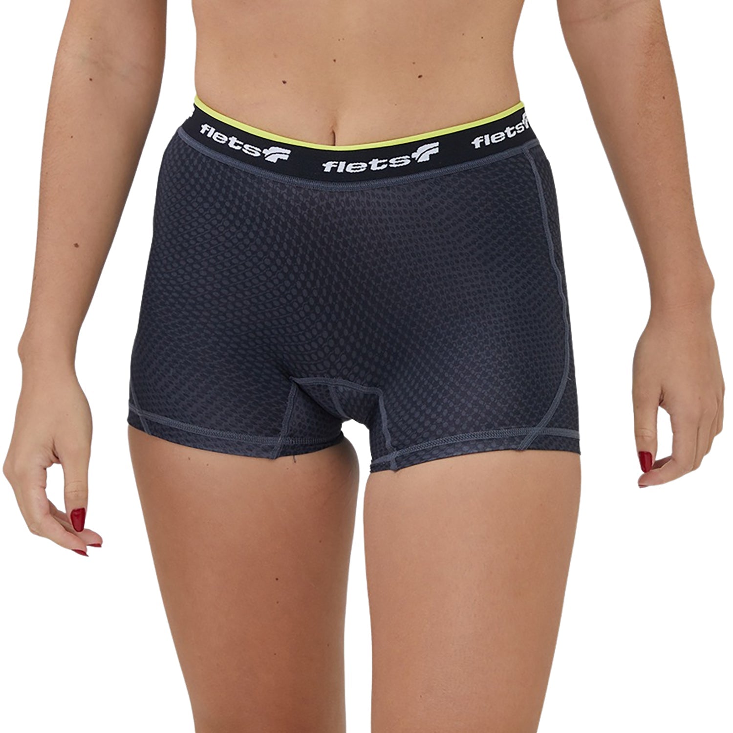 Shorts Multisport c/Bolso - FFE Detalhe VERDE l Fem Shorts Crossfit/Run Flets 