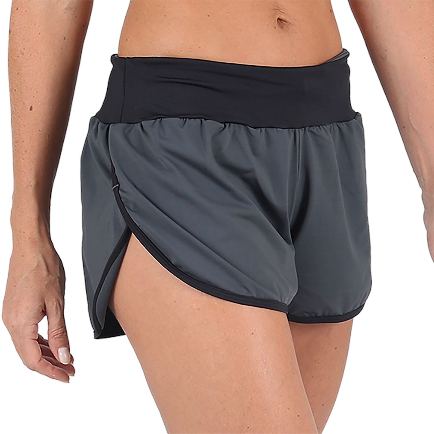 Shorts Run Fem l Estanho Shorts Crossfit/Run FLETS 