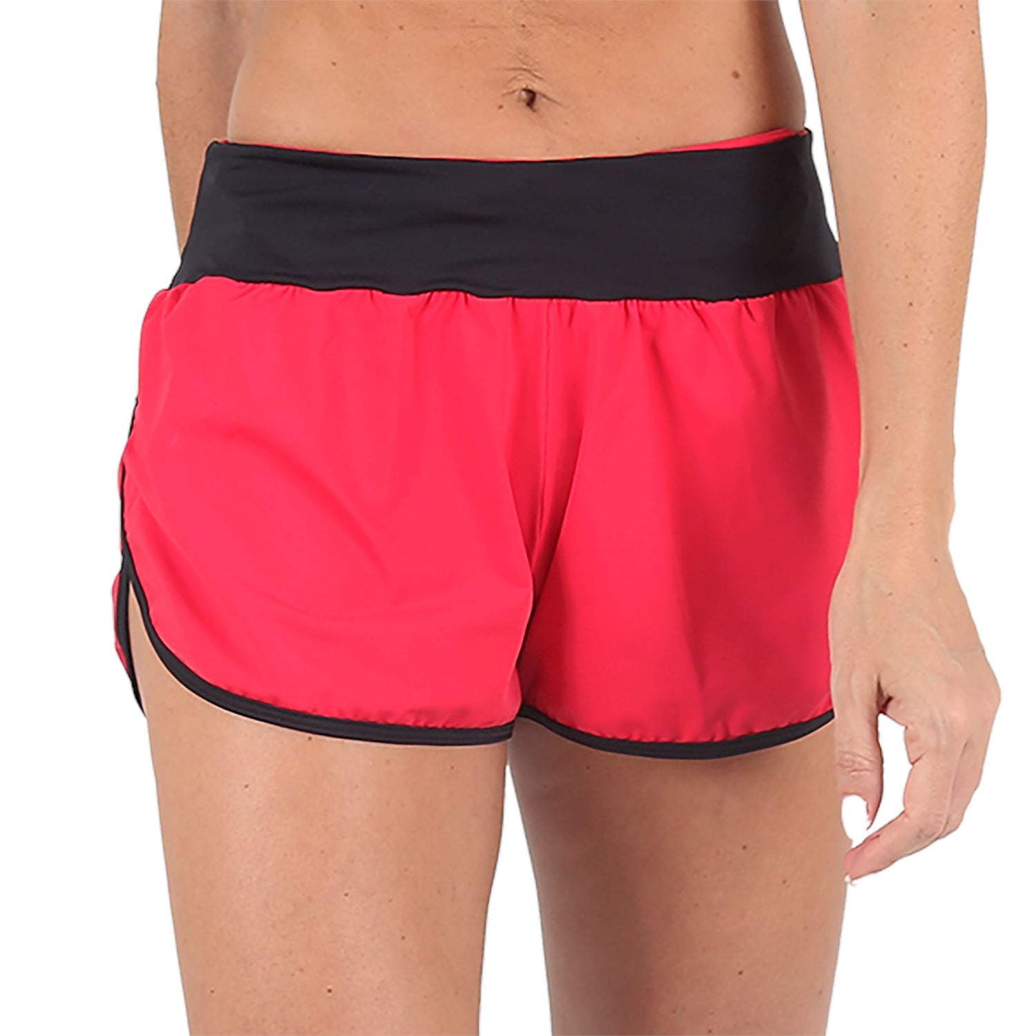 Shorts Run Fem l Vermelho Shorts Crossfit/Run FLETS 