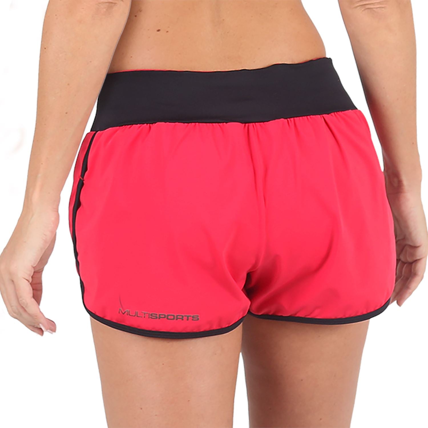 Shorts Run Fem l Vermelho Shorts Crossfit/Run FLETS 