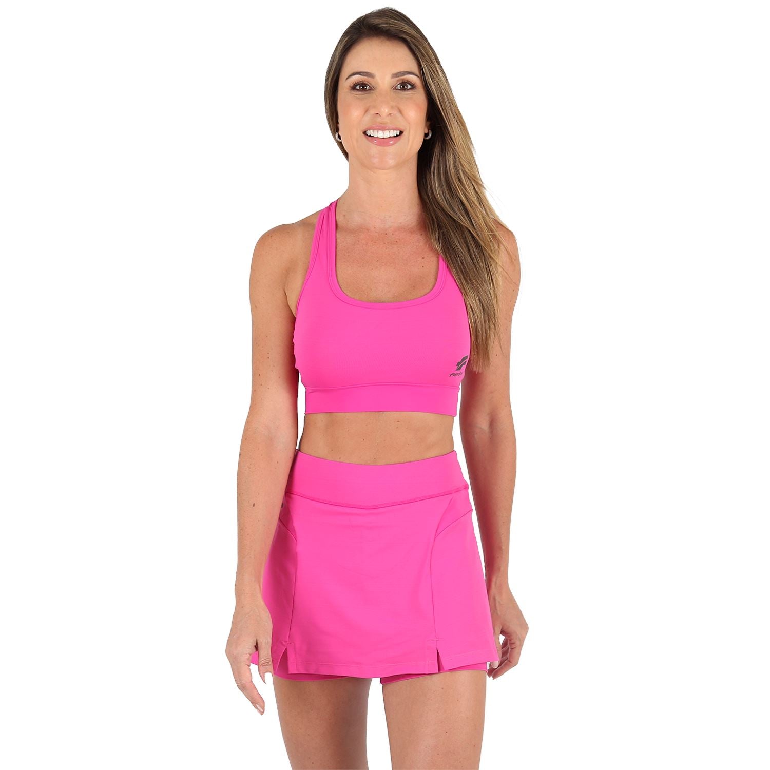 Top Costa Nadador Colors l Rosa Top costa nadador Feminino Compressão Parte de Cima FLETS 