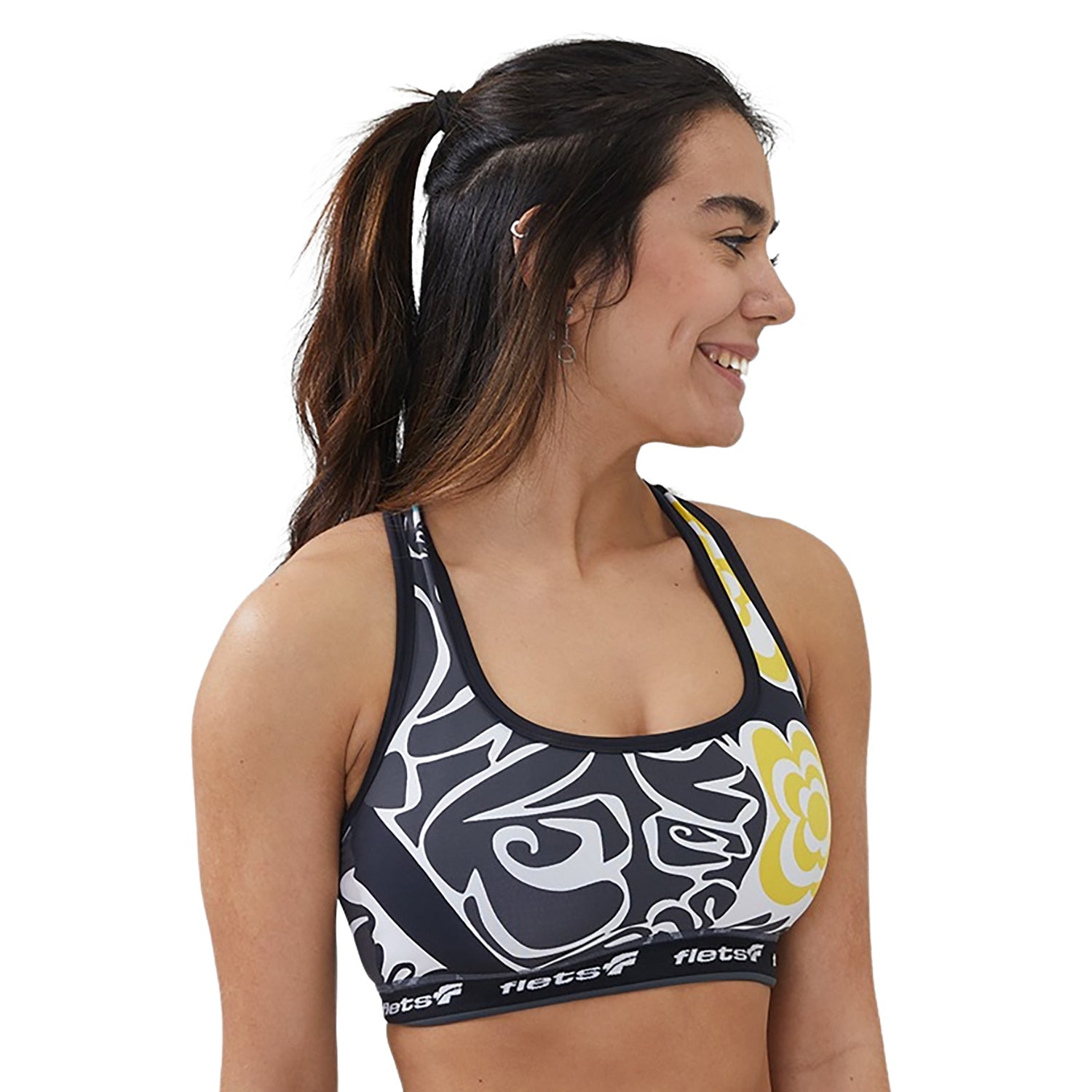 Top Costa Nadador - FLOLMIX l Fem Top costa nadador Feminino Compressão Parte de Cima Flets 